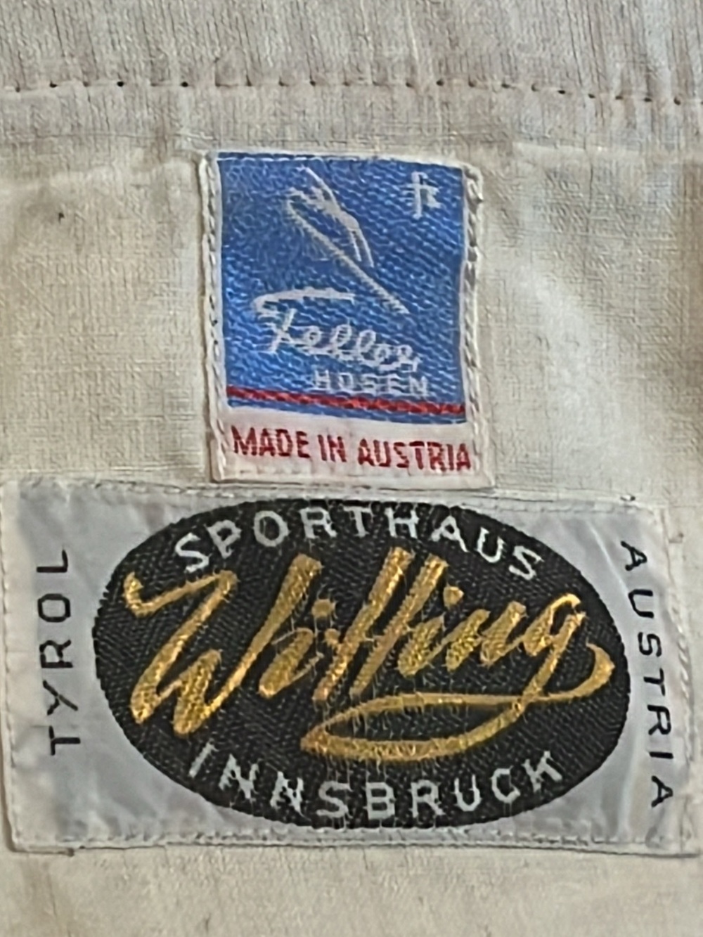 Feller Hosen Ski Bib Overalls Black Made In Austria Vintage View 6